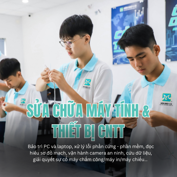 lớp sửa chữa thiết bị công nghệ thông tin